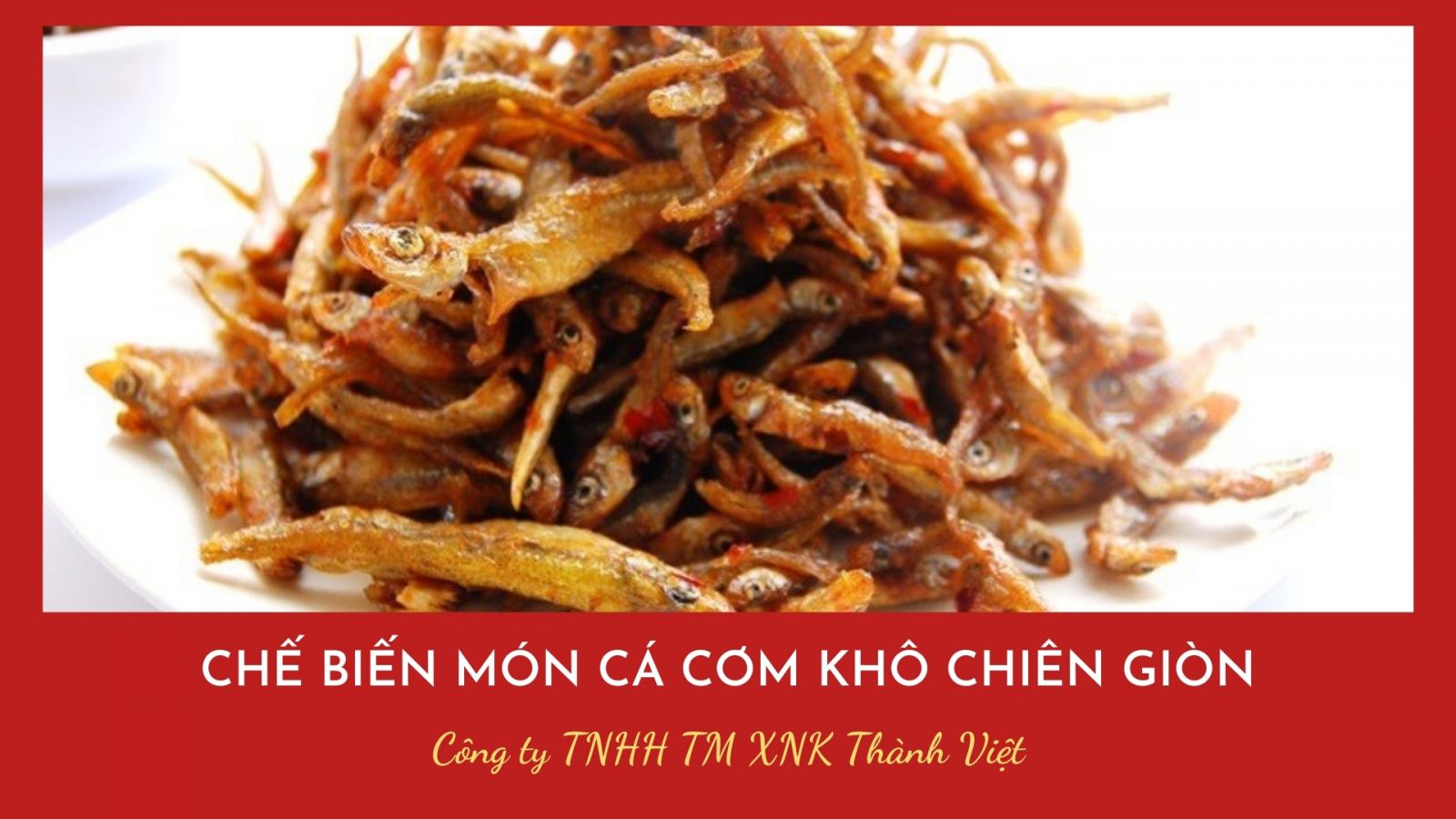 Cá cơm khô chiên giòn