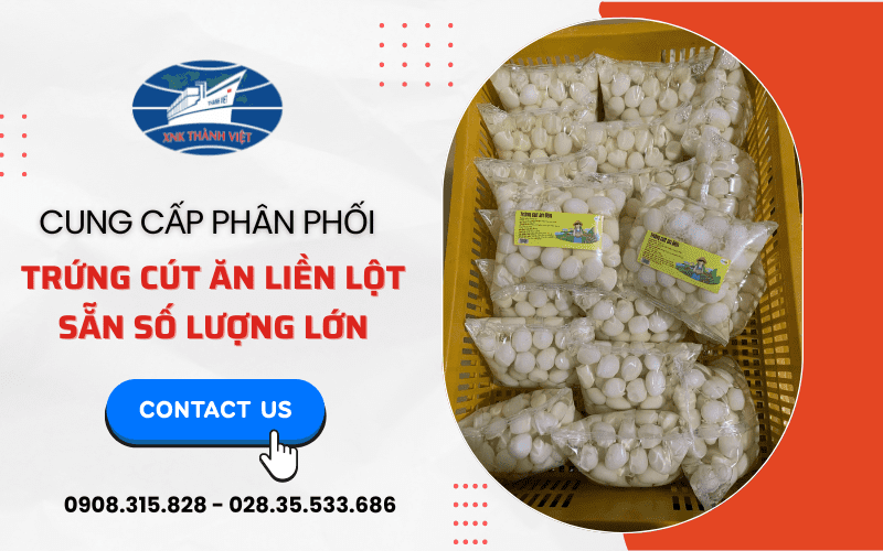 trứng cút ăn liền lột sẵn
