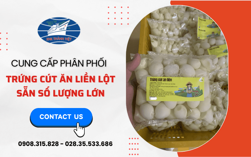 trứng cút ăn liền lột sẵn