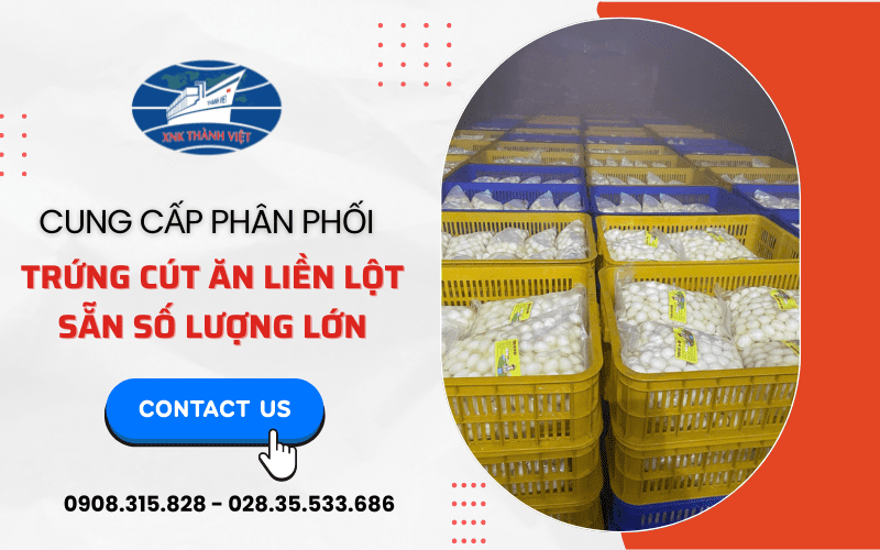 trứng cút ăn liền lột sẵn