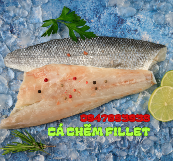 Cá chẽm fillet ( cá vược ) 1kg size 300/500g