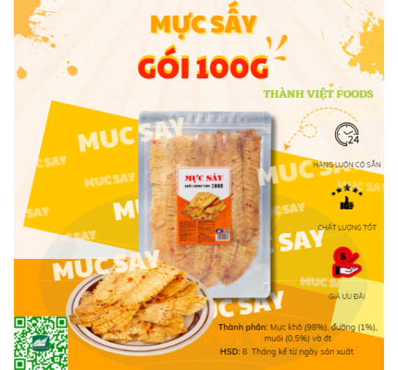 MỰC SẤY 100gr